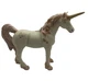 2010 Papo UNICORN Fantasy Horse Figure Gold Sparkly Stars & Hearts