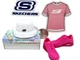 Sketchers Pink Street LA Sneakers, Bucket Hat & Stickers Zuru Mini Brands