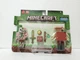 Minecraft Zombie Piglin & Strider Action Figure Set Mattel Mojang 2021 Toy
