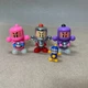 Lot Of 4 Bomberman B-Daman Bomber Figures with balls Takara