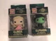 Funko Pocket Pop Keychain Wicked Elphaba & Glinda Movie Vinyl Keychain Brand New