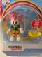 Sonic The Hedgehog Classic Amy 4" Figure w/ Yellow Chaos Emerald Jakks Pacific