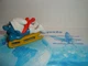 Smurf Smurf Sled 40201 Smurf Bobsled -2A- Pejo &copy; W. Germany SchleichS Emblem