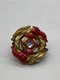 Takara TOMY Beyblade CHO-Z SPRIGGAN.0W.Zt' 0Wall Zeta' BURST B-128 Gold Red 