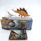 2025 Jurassic World Rebirth Minis Series 1 Stegosaurus White Raptor Dino Toy