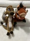 Vtg Disney Store Timon & Pumbaa Beanie The Lion King Mini Bean Bag Plush NWT 8"