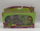 Barney's World Hey Friends Pack Set 4 Toy Figures JHB26 Mattel Fisher Price NIB