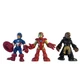 Marvel Super Hero Adventures Action Figures Captain America Iron Man Nick Fury