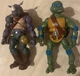 Lot Of 2 - 2012/2013 TMNT Playmates Classic Collection - Leonardo & Rocksteady