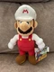 Super Mario Fire Plush Doll Stuffed 2021 10" White Hat Jakks Fuego New W Tag