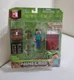 Minecraft Overworld Survival Pack, Steve, Series 1 Action Figure Workbench, Wood