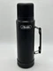 Aladdin Thermos Rugged American Quart Steel Black Made USA 37210 VTG Small Dent