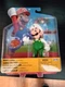 2024 JAKKS Pacific World of Nintendo Figure: FIRE LUIGI (w/ Fire Ball)