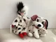 Disney Store 101 Dalmatians Bean Bag Plush Lot of 2: Cruella DeVille & Jewel NEW