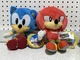 9" Jakks Pacific Sonic The Hedgehog AND 30th Anniversary Knuckles Toy Plushies