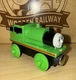 V2 PERCY ! THOMAS FRIENDS TRAIN WOODEN RAILWAY ! 1992 Version 2 ! Skinny Stack