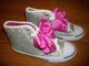 NEW NICKELODEON JOJO SIWA HIGH TOP SNEAKERS PINK BOWS GIRLS SHOES SZ 1 2 3 4  