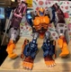 Hasbro Transformers Optimal Optimus Beast Wars Action Figure Not Complete C Pics