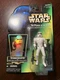 Star Wars Power Of The Force Stormtrooper Green Card Foil Sticker Kenner 1997