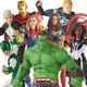 The Marvel Movie Legends 6-Inch Action Figures Set of 7 BAF Totally Awesome Hulk