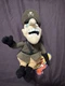 Rocky and Bullwinkle & Friends Fearless Leader Plush Toy 1999 Stuffins 8"  TAGS