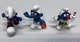 Schleich Smurf Action Figures Soccer/Book/Candy