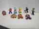 Nintendo Super Mario Action Figure lot Jakks Pacific Mario Luigi Yoshi 8 bit