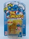 Smurfs 13010 I'm Baby Irwin Figure Peyo Poseable Smurf High Chair 1996 Ice Cream