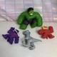Heroes Of Goo Jit Zu INCREDIBLE HULK 8" & Friends Action Figure Squishy Rubbery