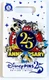 DISNEY PARKS 25TH ANNIVERSARY PIN TRADING SPINNER PIN, 2025 RELEASE, NEW ON CARD
