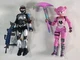 Fortnite Action Figures Jazwares 4" Lot Of 2 ~ The Paradigm & Cuddle Team Leader