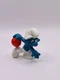 BOWLER SMURF - 20051 - SMURFS VINTAGE SCHLEICH PEYO 2" PVC FIGURE