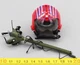 DID MA80182 1/6 Scale Red Helmet Model for 12'' Male Soldiers F14 Pilot