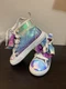 Jojo Siwa Mermaid Bow High Top Girls' Shoes Size 7 Nickelodeon Sneakers EUC