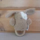 Duke The Dog Puppy Plush RATTLE O.B Designs Baby Sensory Play Stuffed Animal Toy