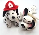 2 Fun Dalmatian Dalmation Puppy Dogs Plush Stuffed Toy FireDog & Disney's Jewel