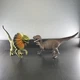Set of Boley Savage Dinosaur Figures Dilophosaurus  & Velociraptor