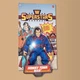ACTION FIGURE Honky Tonk Man w/ Guitar (Series 1) Superstars Mattel WWF WWE