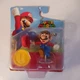 JAKKS World Of Nintendo Super Mario Bros Mario W/ Coin 2.5" Action Figures New