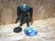 CN Ben 10 27214 Bandai 2006 Petrosapien Bounty Hunter Action Figure With Disk