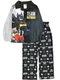 DC Comics Boys Black Flannel Lego Team Batman & Robin Pajamas Sleep Set