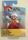 NIB Jakks Pacific Super Mario - Fire Mario 2 1/2" Mini Figure Toy