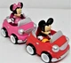 DISNEY MICKEY MOUSE CLUBHOUSE MINNIE & Mickey CAR AND POSEABLE FIGURE Mattel Dis