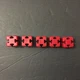 B-Daman Crossfire Five Replacement Red Blocks Pieces Parts Hasbro Free Shipping
