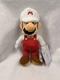 Super Mario Movie Fire Mario Plush Stuffed Doll Toy 9&rdquo; NWT Modern 2021.