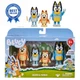 Bluey Family Figure Pack of 4, Robust Poseable 4 piece assortment, Multicolor