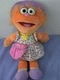 Vintage Sesame Street Talking Zoe Plush Playskool 1994 Works! Floral Dress Hat