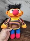 ☆Vintage☆~Playskool 1984 Sesame Street 10" Ernie 72900 Plush Doll Stuffed Toy~☆