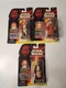 NEW! Star Wars Episode 1 figures OBI-WAN KENOBI QUEEN AMIDALA QUI-GON JINN 1999