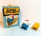 WINTER SLED SUPER SMURF#40201 Schleich Peyo PVC Authentic Smurfs 100% Vintage